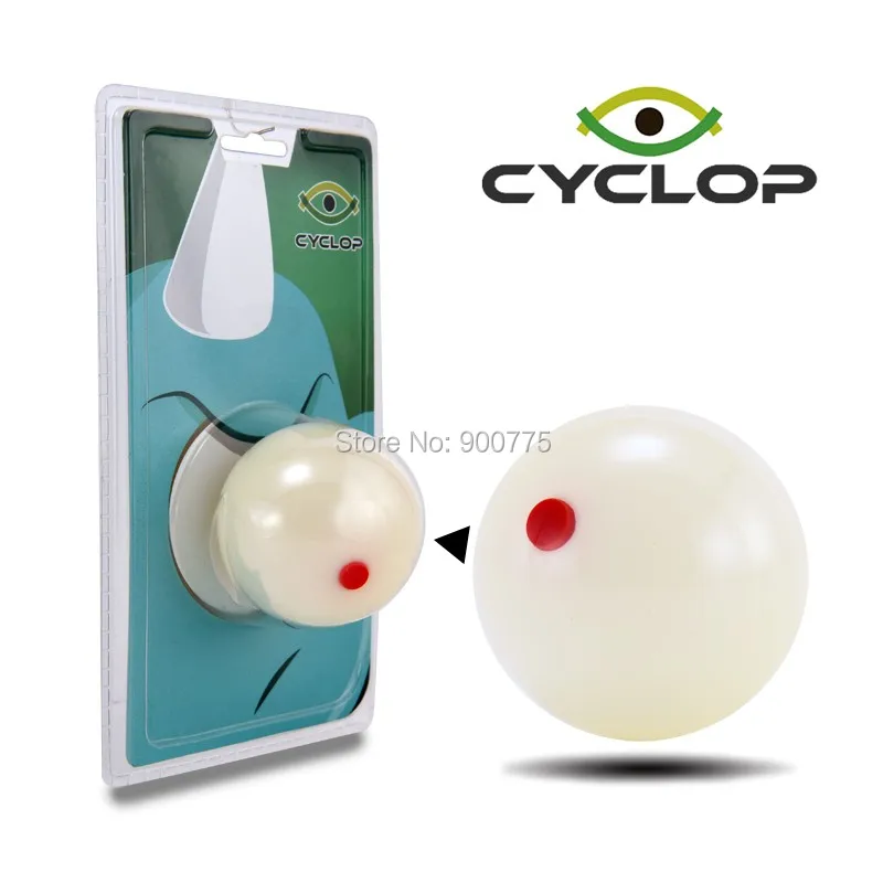 Cyclop бассейн бильярдный кий шар 57 15 мм (2 1/4 &quot) 1 шт Красный точечный качество Смола