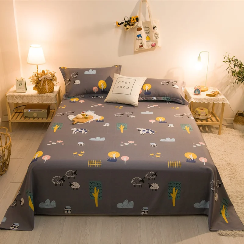 Хорошее качество простыня из хлопка детские постельные принадлежности для