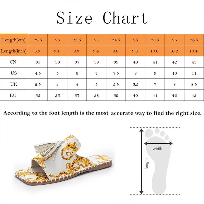 

New Women Slippers Fashion Tassels Summer Shoes Brand Beach Slides Retro Mules Shoes For Women Flat Slipper Outdoor