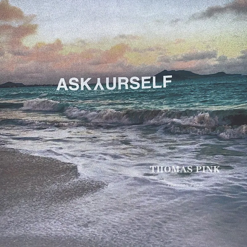 

Reflective Oversized Askyurself T Shirt Men Women 1:1 Top-Quality Vintage Top Tees California Dream ASKYURSELF T-shirt
