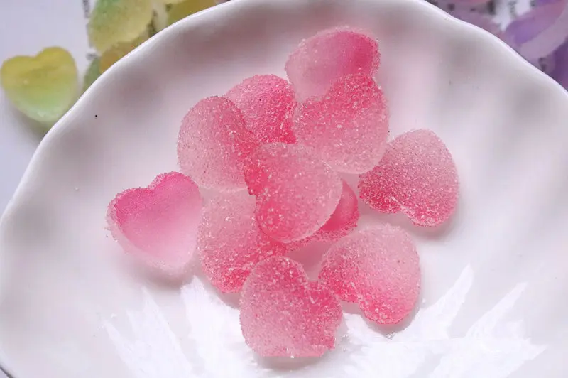 10 pcs pink 10 шт. красочный в форме сердца слизи наполнитель для слизи DIY полимер дополнение клейкие аксессуары Игрушка модель инструмент для детей игрушки подарки - Color: 10 pcs pink