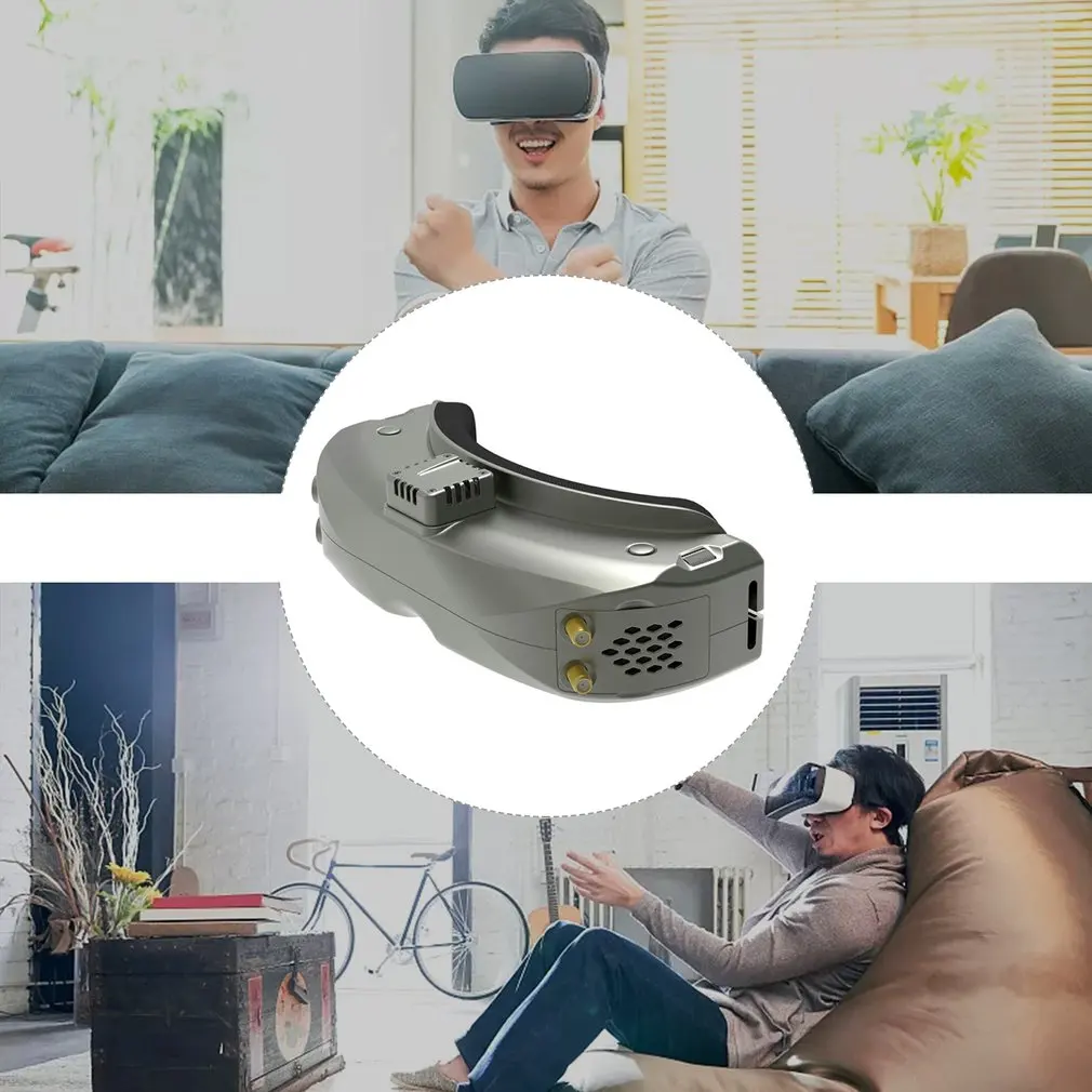 

SKY04X FPV Video Glasses 5.8G 48CH Fusion Receiver Camera Support HDMI Head Tracking For RC Drone Goggles