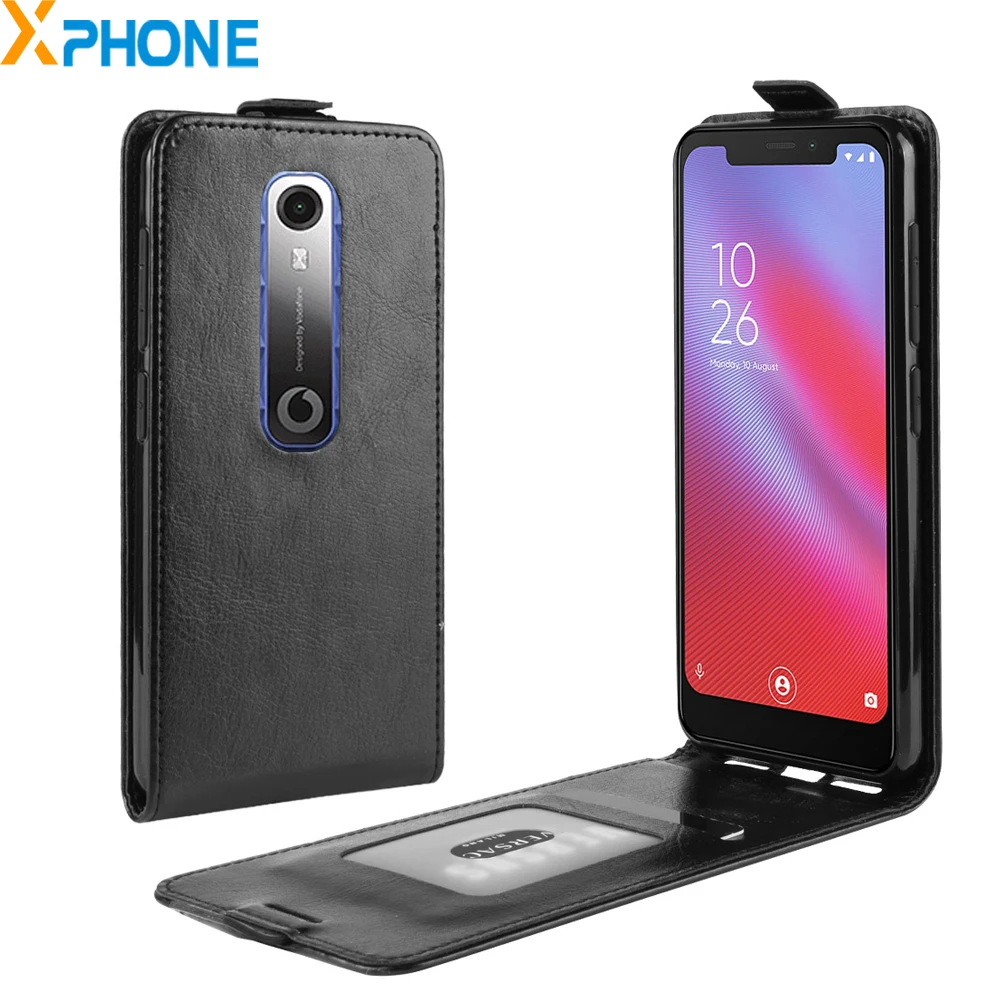 Вертикальный кожаный чехол книжка в стиле ретро для Vodafone Smart N10 VFD 630|Бамперы| |