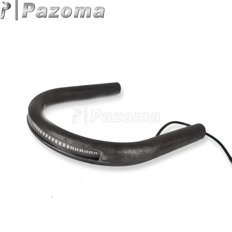 Мотоцикл 7/8 &quotCafe Racer рамка заднего сиденья обруч с LED сигналом поворота задний