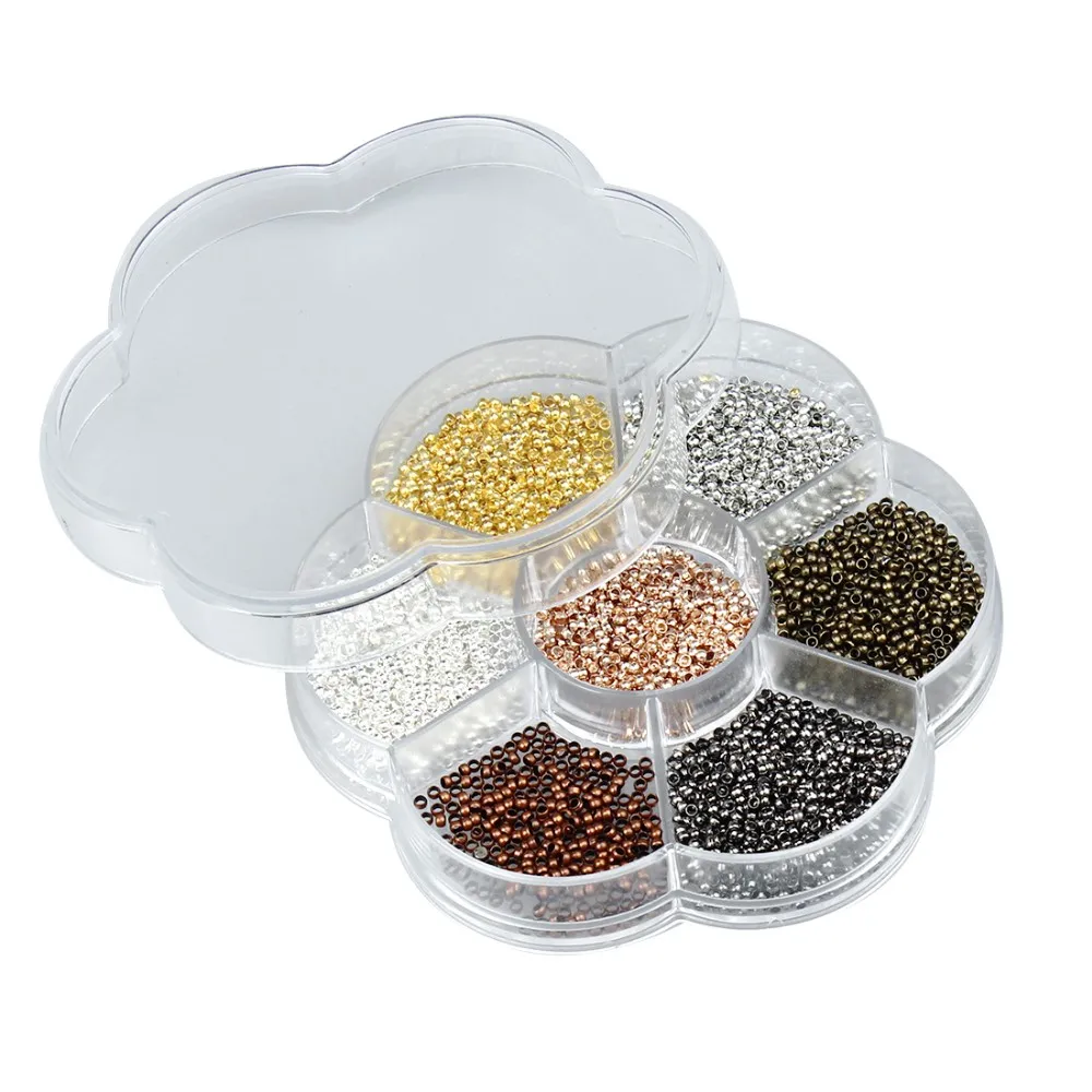 

Бусины медные круглые, 2 мм, 2800 шт./кор.