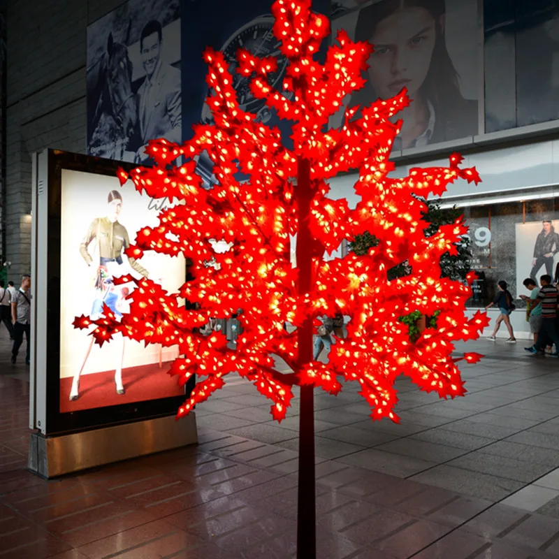 Уличный Водонепроницаемый Искусственный светодиодный светильник на елку с