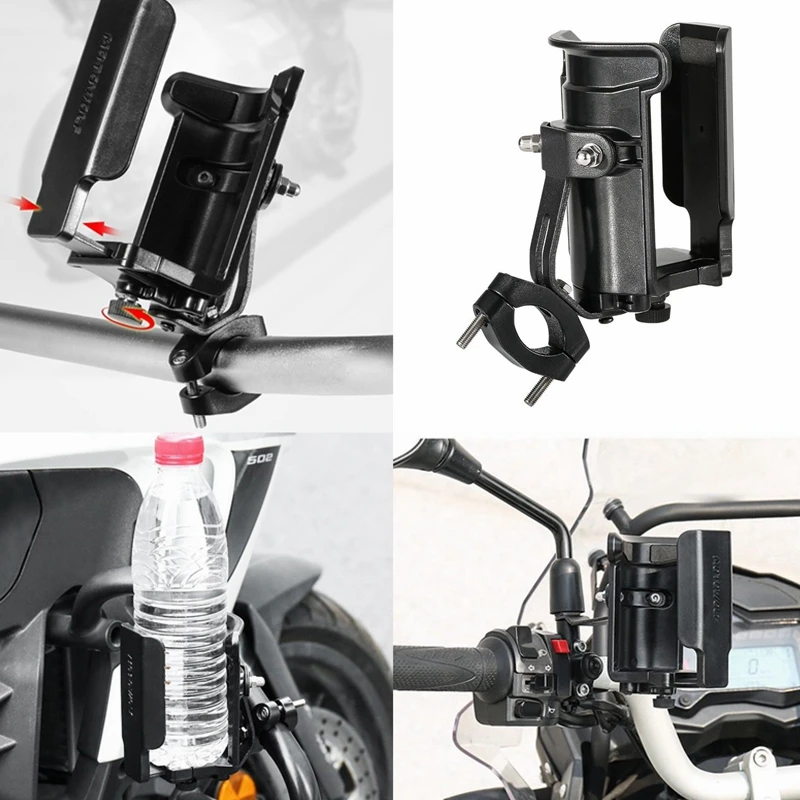 Держатель для бутылки воды на защитной раме мотоцикла для BMW R1200GS F800GS.