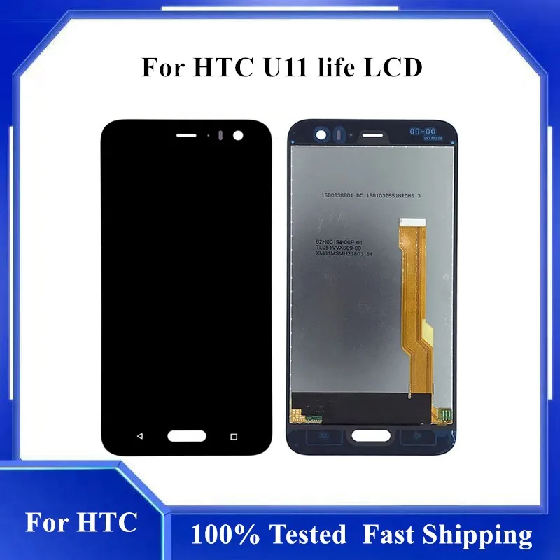 

5.2 Inch For HTC U11 lite LCD Display Touch Screen Digitizer Assembly Replacement With Frame For HTC U11 life lcd Repair Parts