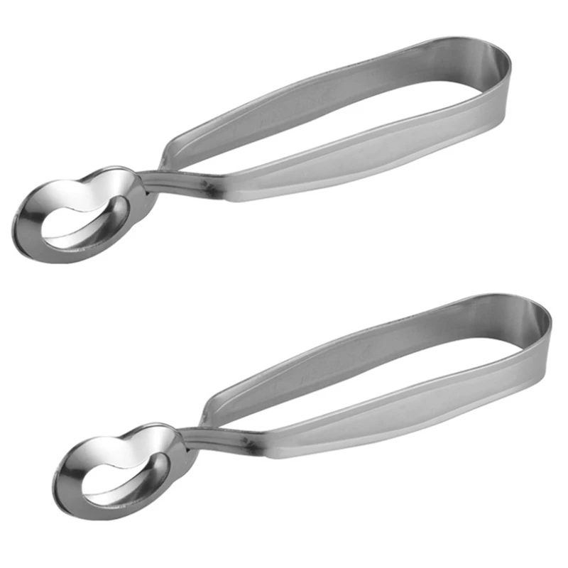 

Fashion Stainless Steel French Snail Pliers, Clamp Screw Clip Tongs,For Serving Kitchen Cooking (2 PCS)