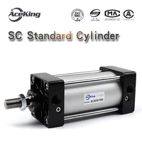 sc pneumatic compression air compressor standard cylinder sc32405063 x25x50x75x100x125150x200x250x300s with magnetic sc50x50s