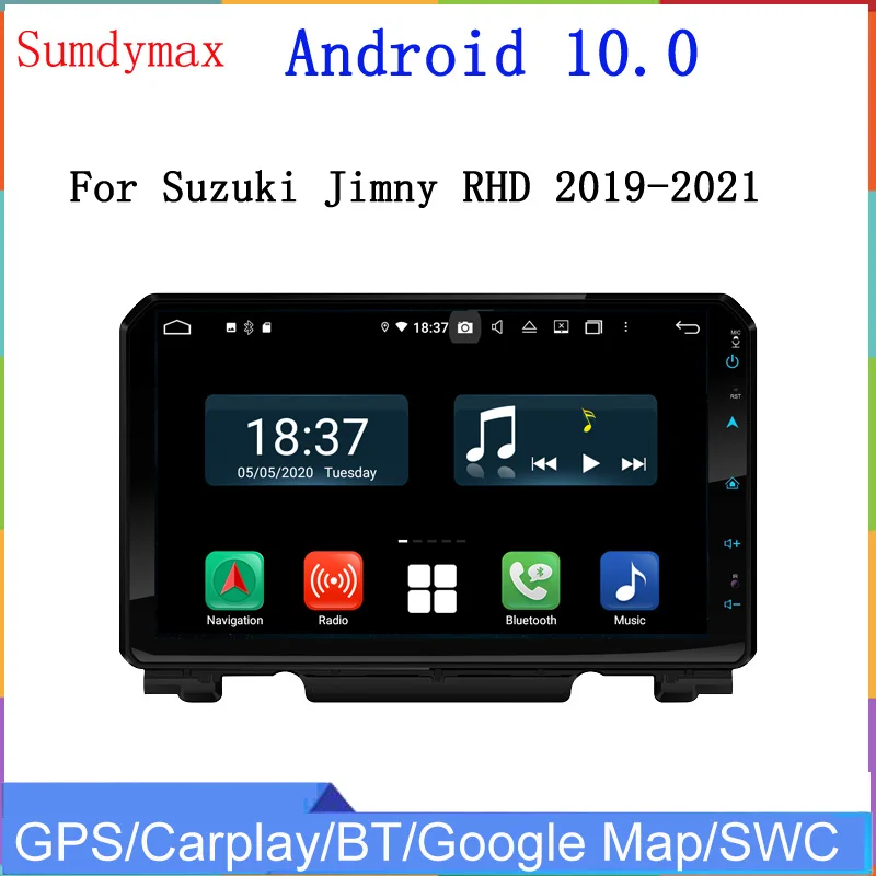 구매 무선 Carplay 자동 Android10 자동차 라디오 스즈키 지미 2019-2020 Gps 네비게이션 자동차 멀티미디어 비디오 플레이어 Dsp 스테레오 와이파이