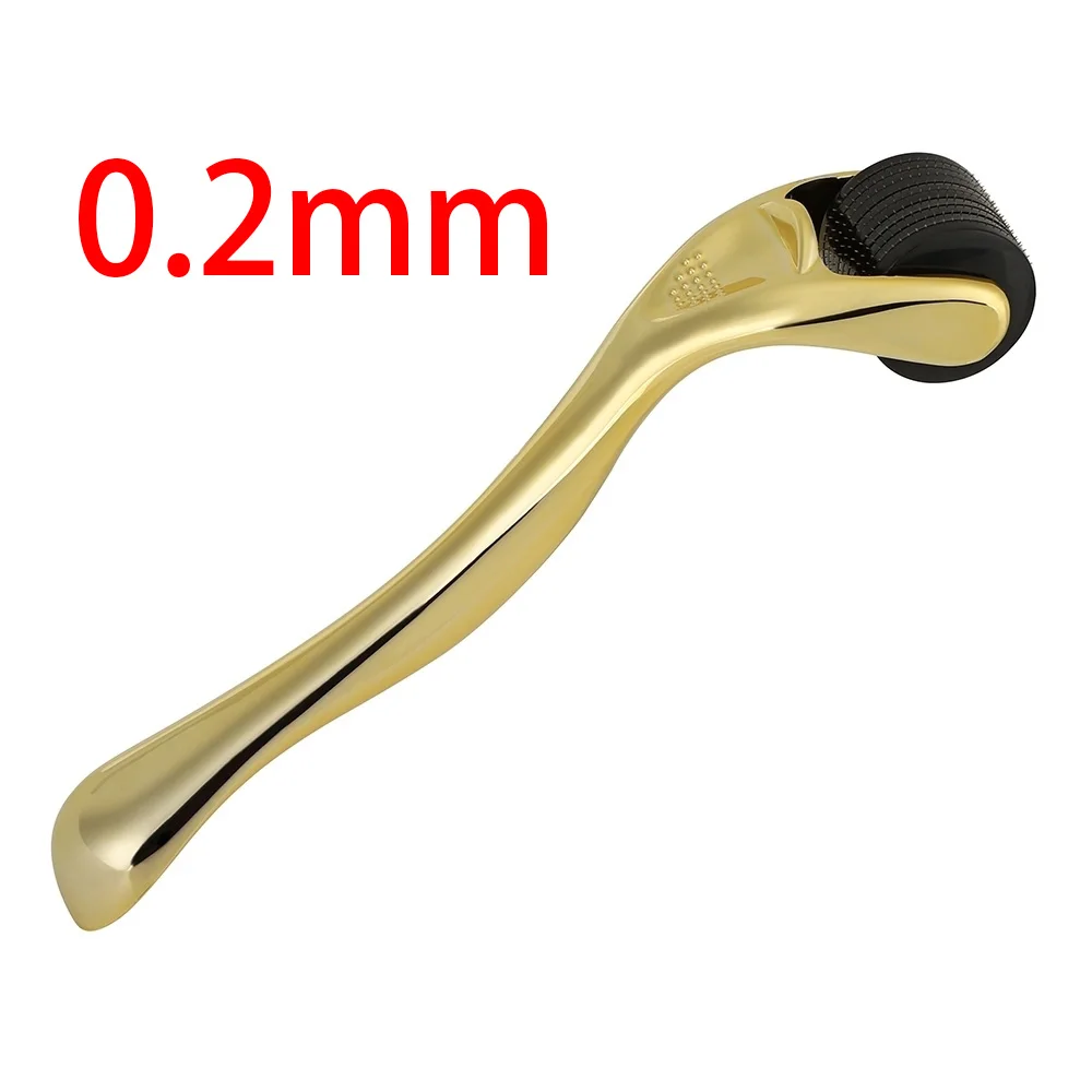 0.2mm Профессиональное оборудование для красоты, титановый ролик ZGTS Derma 0,2/0,25 мм 192 игл для ухода за лицом и лечения выпадения волос - Цвет: 0.2mm