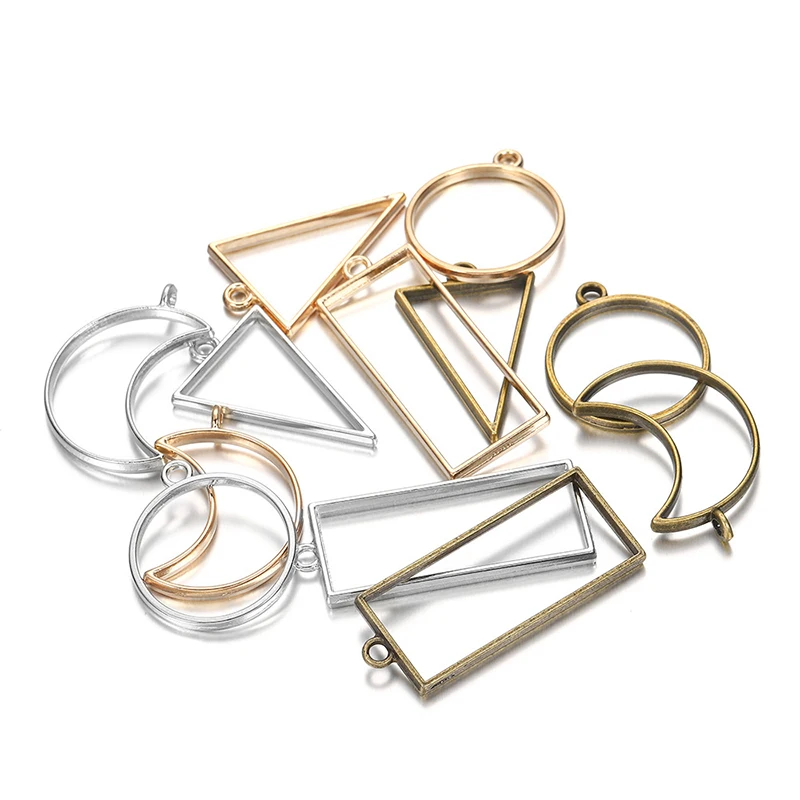 Круглые Подвески для бижутерии с геометрической рамкой 11 шт./лот - купить по