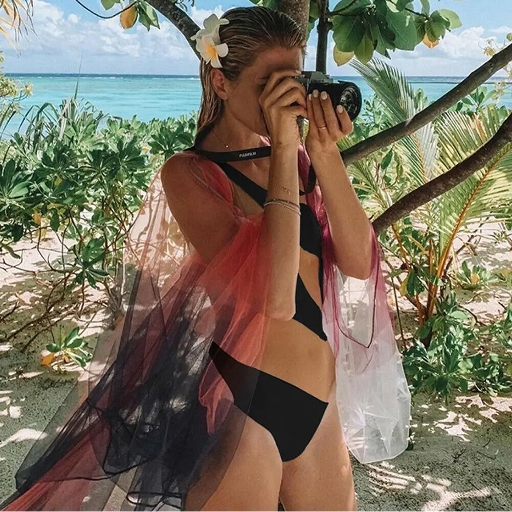 Женский слитный купальник купальный костюм монокини с пуш апом мягкое бикини