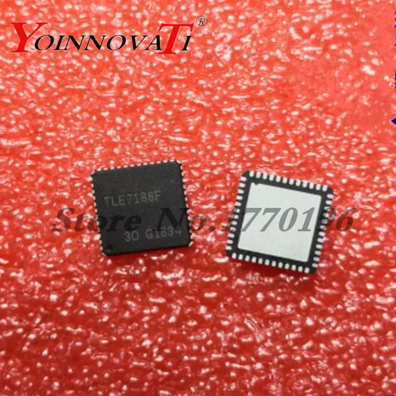 10 шт. драйвер TLE7188F IC 3PH BRIDGE 48 VQFN 7188 TLE7188|Интегральные схемы| |