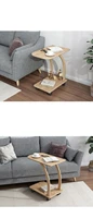 Wheeled removable bedside table home simple sofa side few simple desk bedroom laptop small table