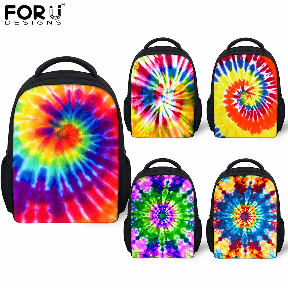 Разноцветные детские школьные ранцы FORUDESIGNS с 3D принтом, маленькие школьные сумки для дошкольников, мальчиков и девочек, дорожные сумки для х...