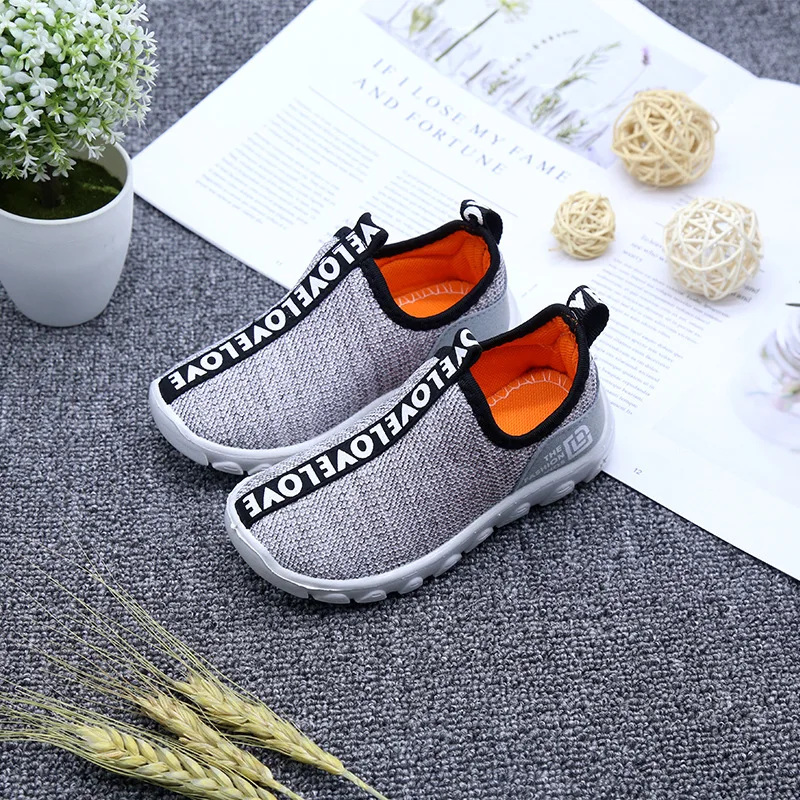 Повседневные кроссовки Детская обувь для мальчиков и девочек Модная