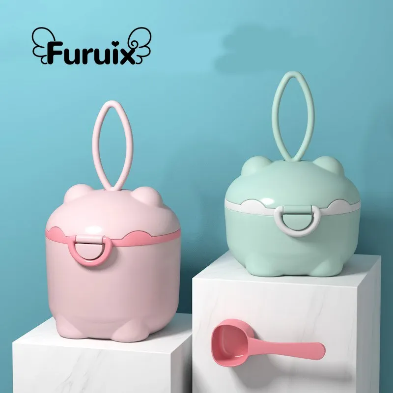 

Cute Pig Style Portable Baby Food Storage Box Essential Cereal Cartoon Milk Powder Boxes Baby Food Storage Container