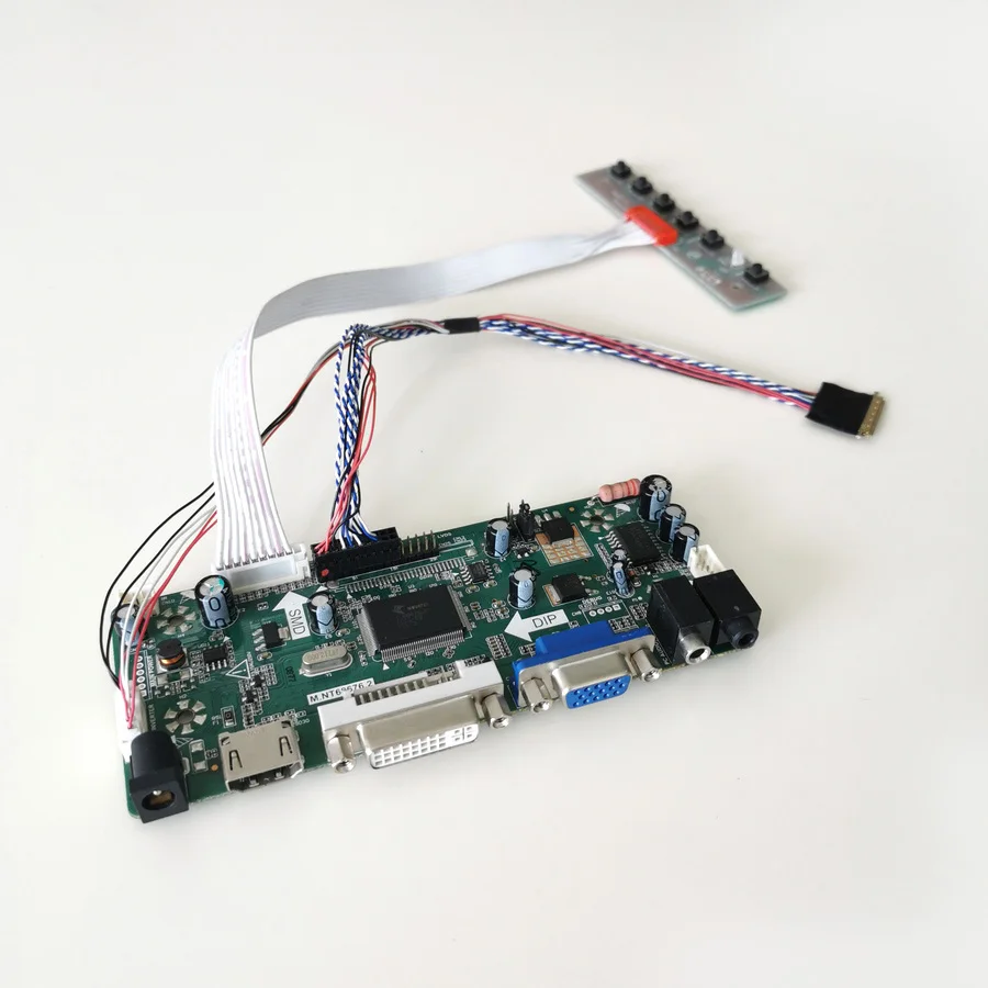 ЖК-экран для ноутбуков LP101WH1 LP101WH2 WLED LVDS 40-Pin 1366*768 10 1 &quotVGA + DVI M.NT68676 контроллер карта