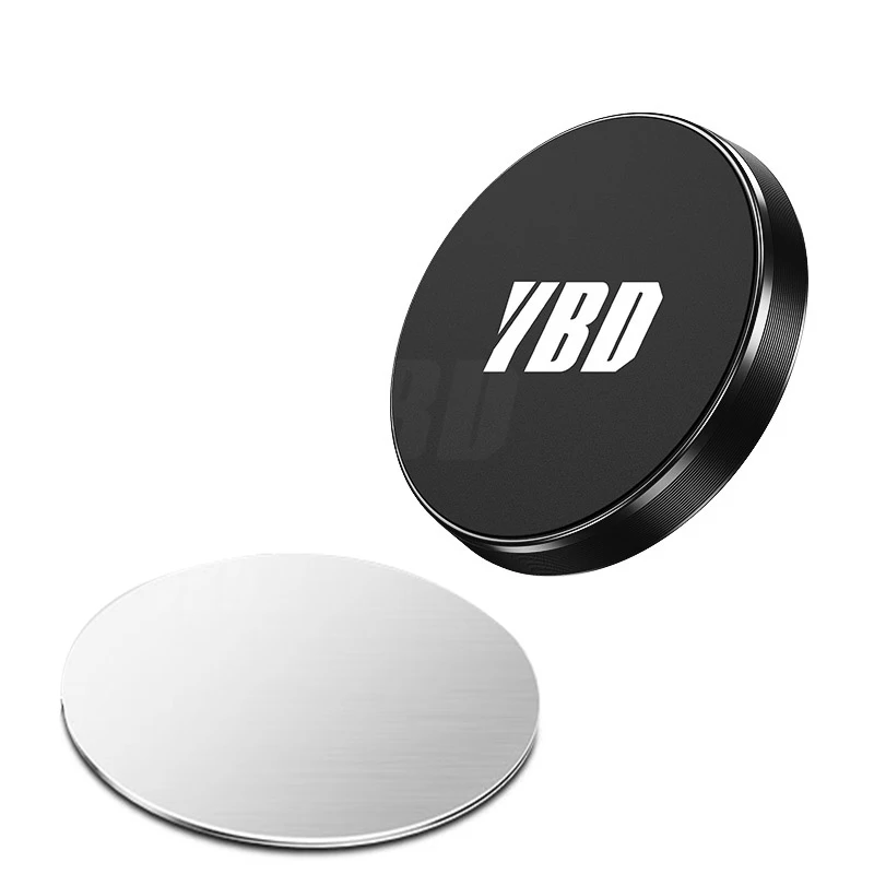 Black 1 YBD универсальная Магнитная подставка для телефона samsung Xiaomi Автомобильный держатель для телефона приборная панель магнит для телефона iPhone huawei gps Держатель - Цвет: Black 1