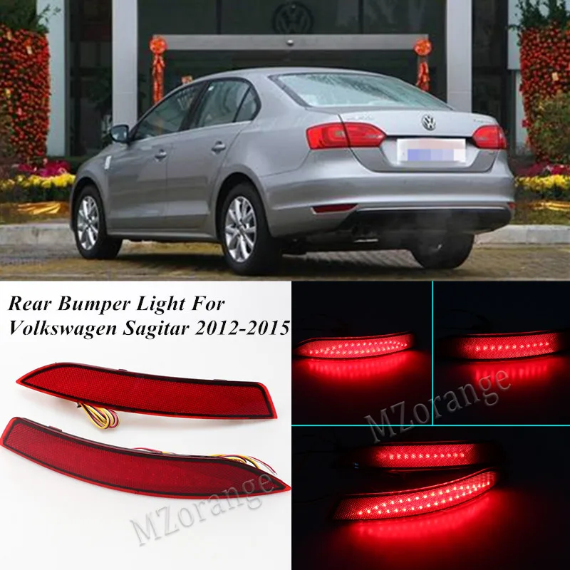 MIZIAUTO 1 набор Автомобильный светодиодный фонарь светильник для Volkswagen Sagitar 2012 2015