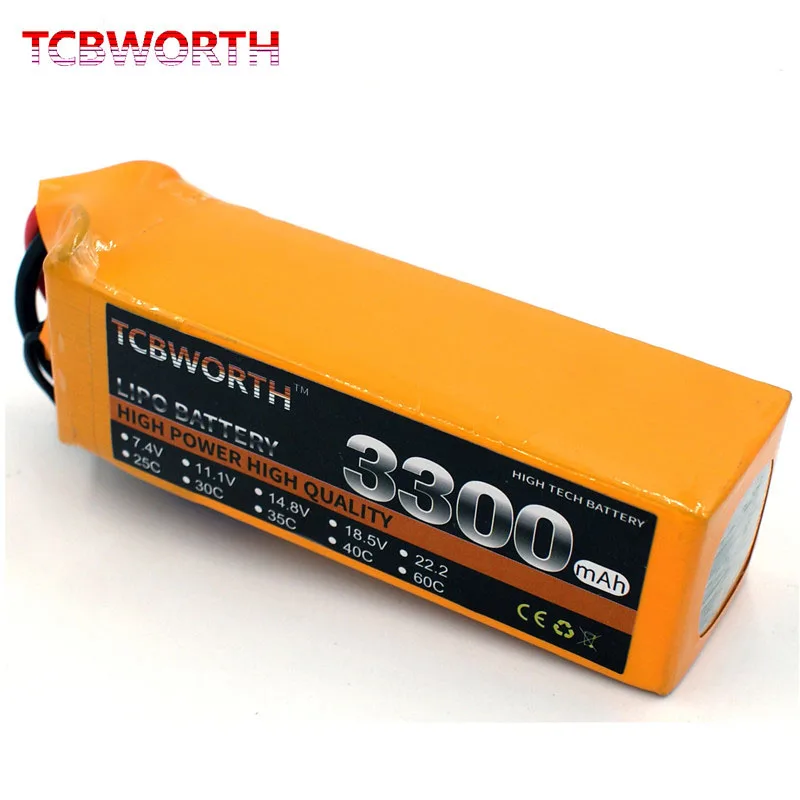 tcbworth rc вертолетный липо батарея 6s