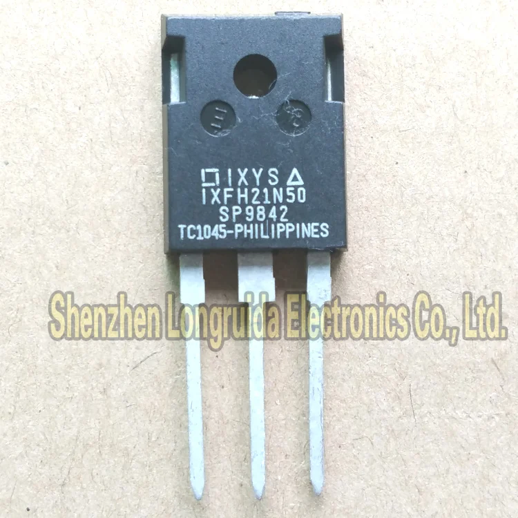 10 шт. IXFH21N50 21N50 TO 247 MOSFET транзистор 21A 500 в|Аксессуары для батарей и ЗУ| |