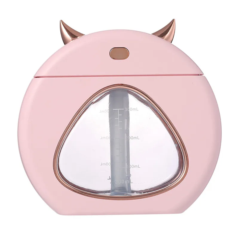 

300ML Little Devil Humidifier USB Ultrasonic Air Humidifier With LED Night Light Aroma Essential Oil Diffuser Mist Maker Fogger