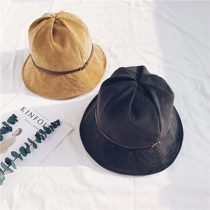 

Панама в Корейском стиле для мужчин и женщин, винтажная шапка в стиле хип-хоп, черная, 2019