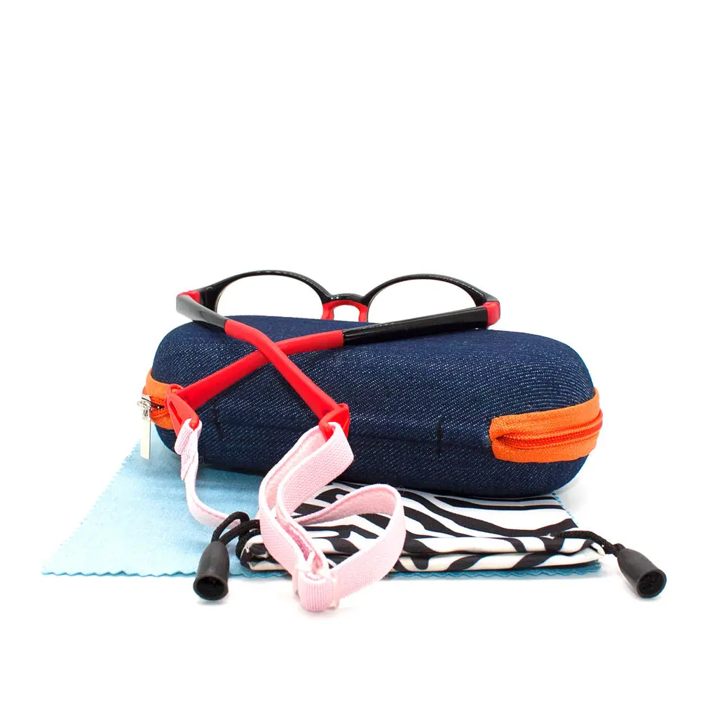 Детские мягкие силиконовые очки LuckTime детские с мягкой оправой по рецепту Tr90