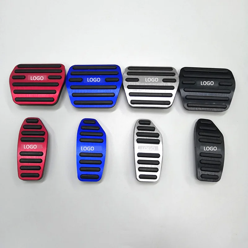 

Car Gas Fuel Pedal Set Brake Pedals Rest Foot Pedal Covers For Nissan Kicks 2017