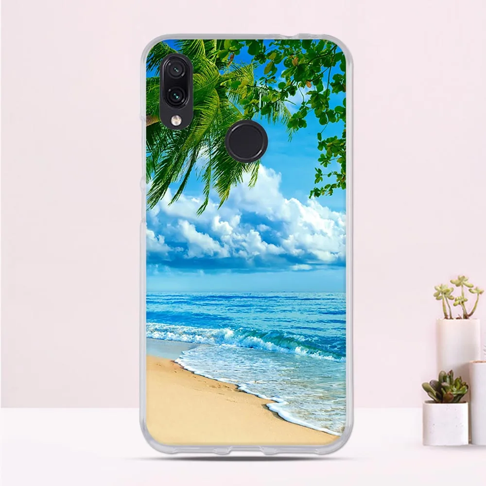 55 Чехол для телефона Redmi Note 7 Pro, чехол из мягкого ТПУ для Xiaomi Redmi Note7 Pro, чехол, задняя защитная крышка, чехол для Xiomi Redmi Note 7, чехол - Цвет: 55