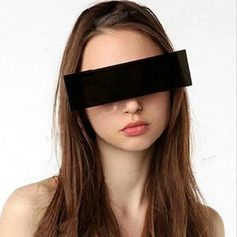 2019 Новые защитные очки с IT солнцезащитные черные Pixilated мозаика Новинка приколы и