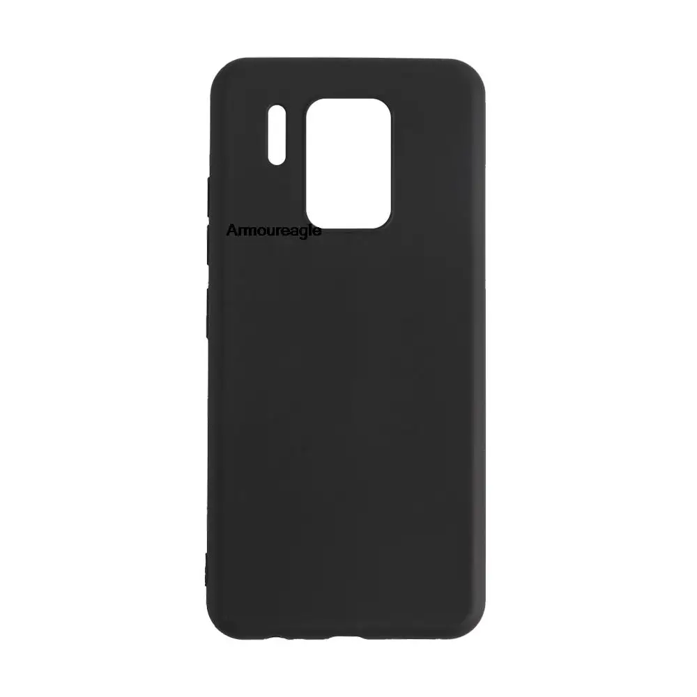 guard on for oukitel c18 pro tpu matte case black phone casing cover fit casing tpu silicone soft plain shockproof case protect free global shipping