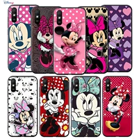 silicone cover minnie mouse for xiaomi redmi 9t 9 9c 9a 9at 9i 8 8a 7 6 pro 7a 6a 5 5a 4x plus phone case