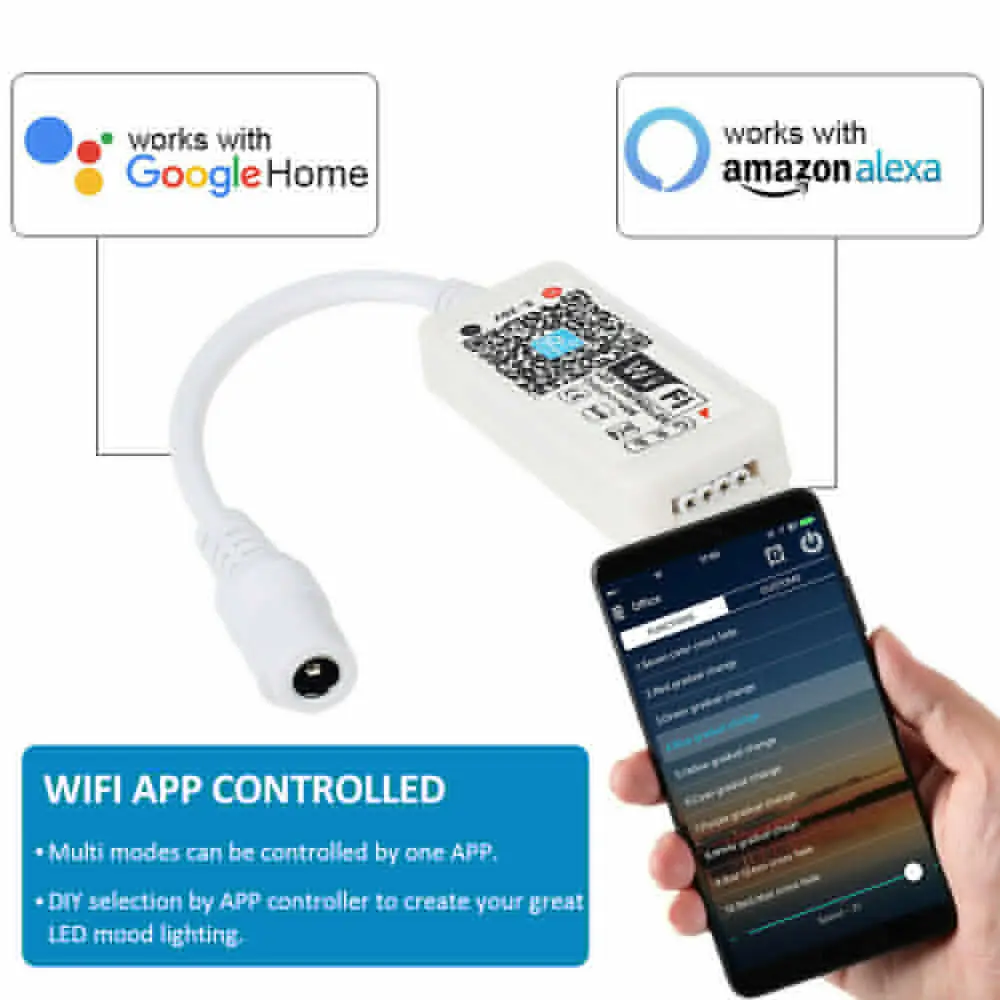 Светодиодная лента 12 В постоянного тока RGB/RGBW/WW WIFI Home 5050 30 светодиодный Дов/м