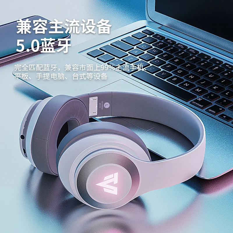 

Беспроводной Bluetooth гарнитура на головке Стерео музыкальные наушники в сложенном виде, позволяющие осуществлять действия со свободными рук...