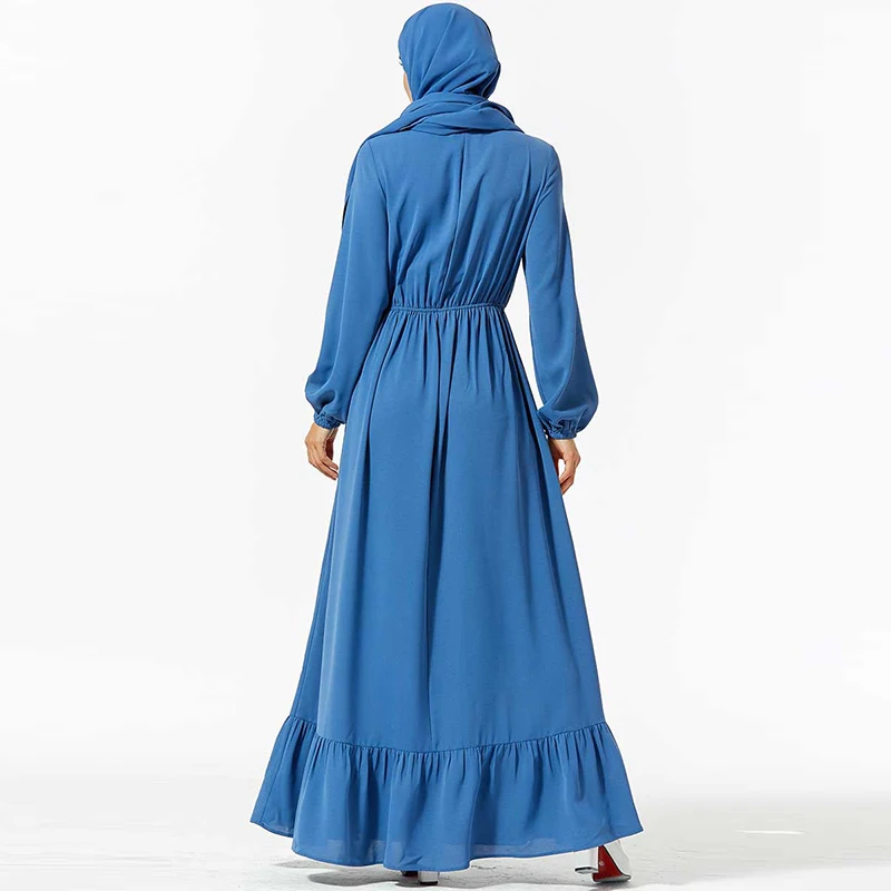 Новое мусульманское платье в дубайском стиле мусульманская Турция элегантное