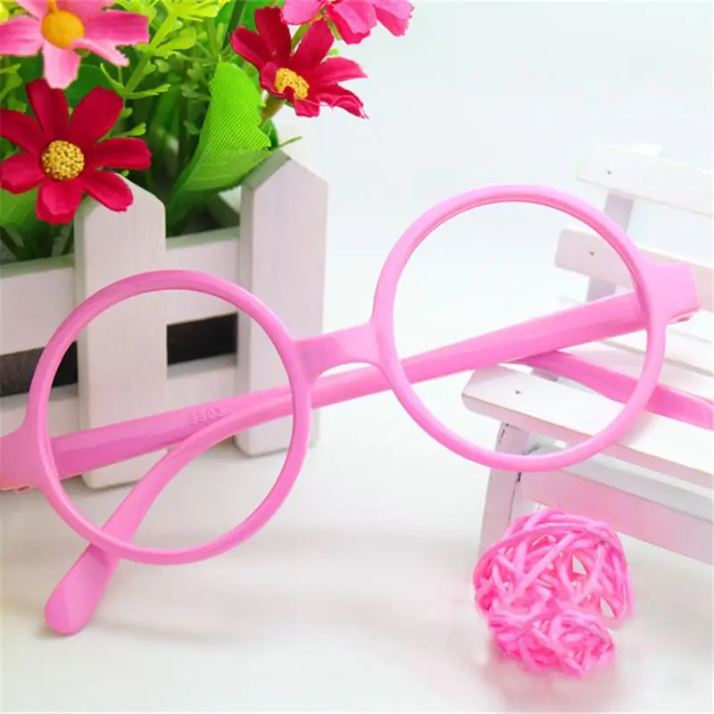 

2PCS Cuit Children's Glasses Frame Round Vintage Baby Decoration Star Power HP Men Wizard Quality Round Glasses Frames