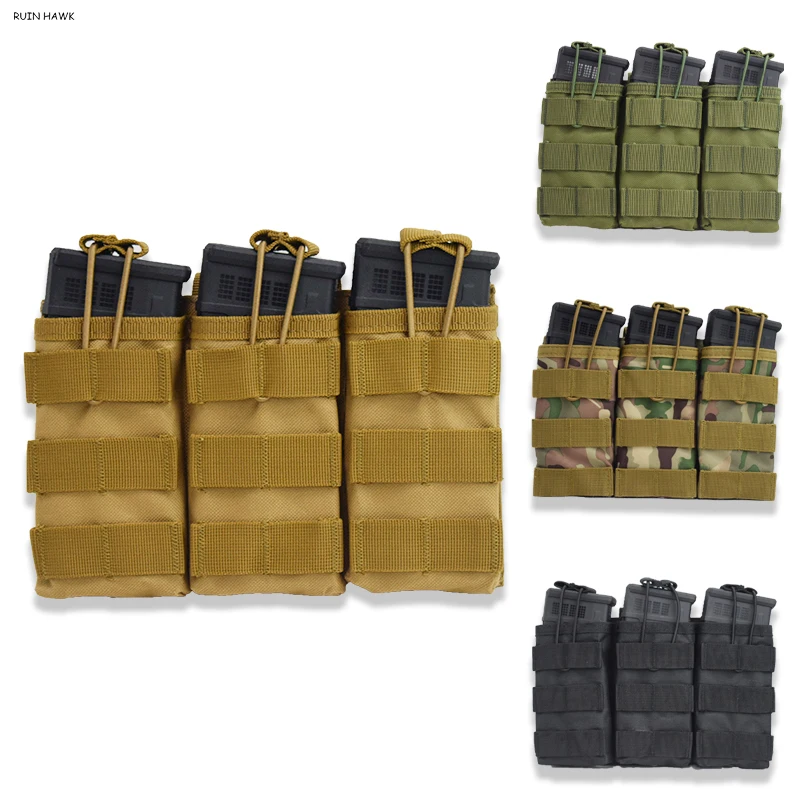 Тактический Жилет Molle сумка для аксессуаров AK M4 открытая верхняя магазина
