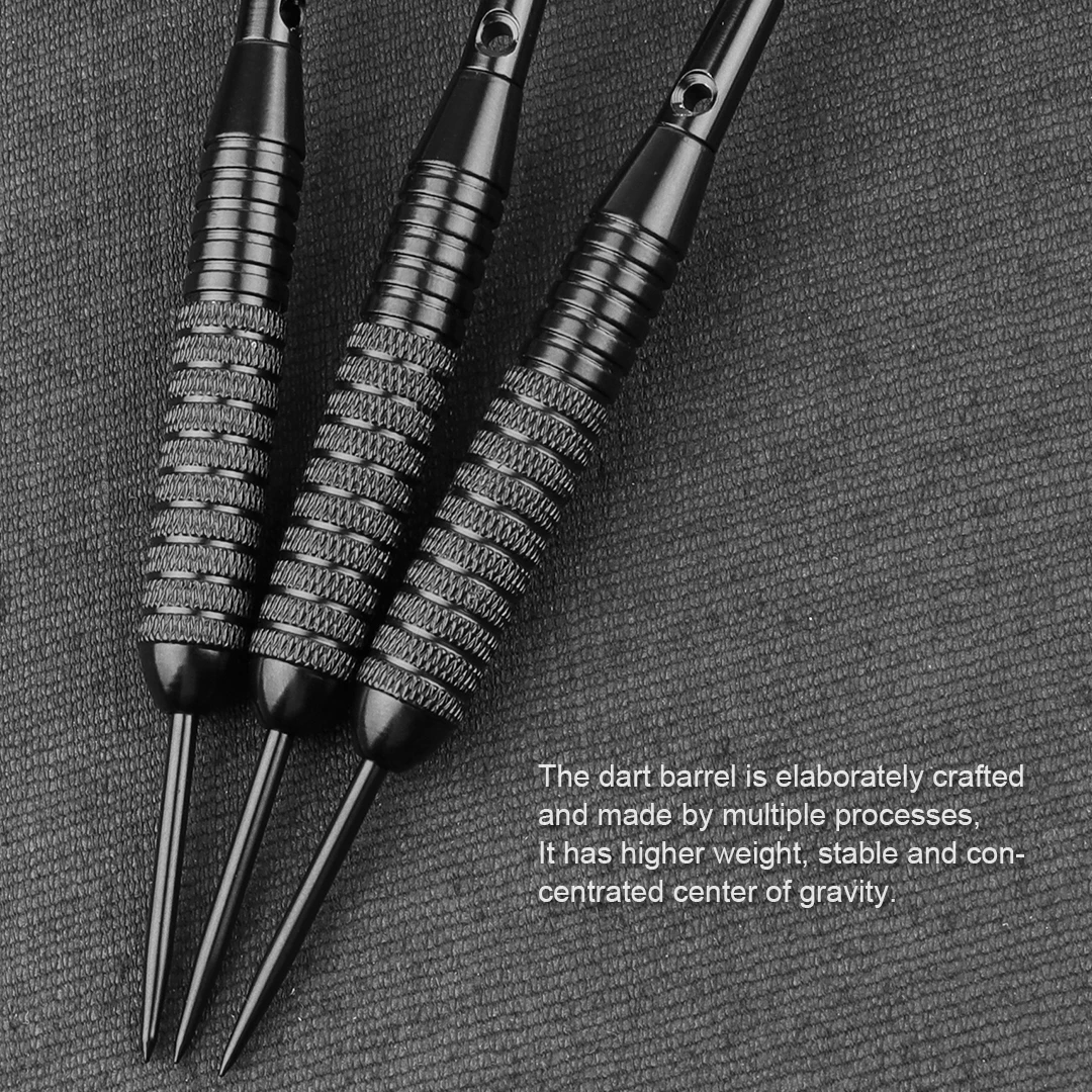 CyeeLife 26 Gram Darts steel tip with Dart bag&ampExtra Standard Flights&ampPlastic accessory Hourse set 3Packs | Спорт и