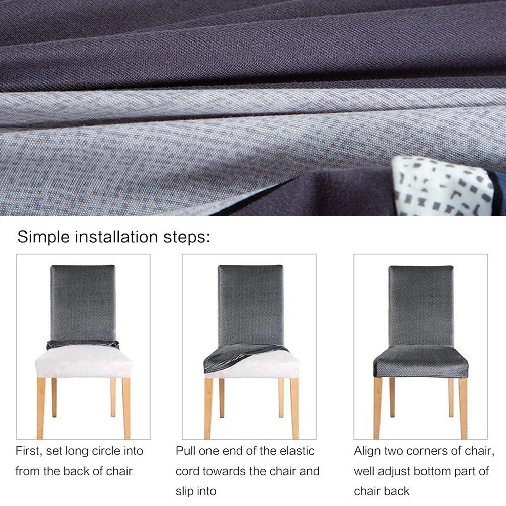 1 шт. обеденный чехлы для стульев эластичные на кресла стрейч Защитная мебель