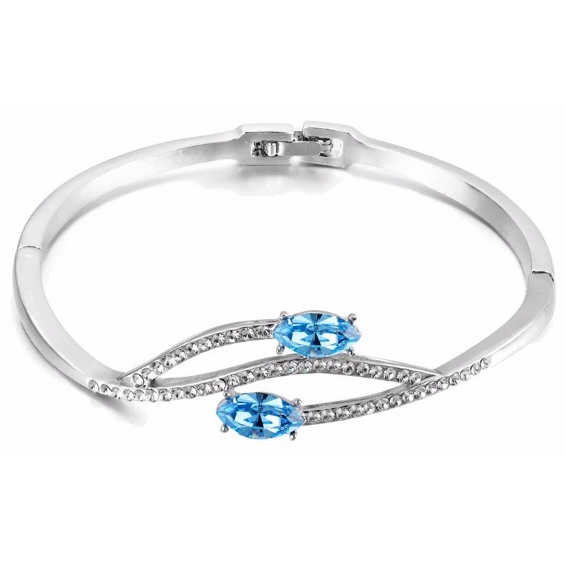 Женский браслет с австрийскими кристаллами на день рождения | Украшения и