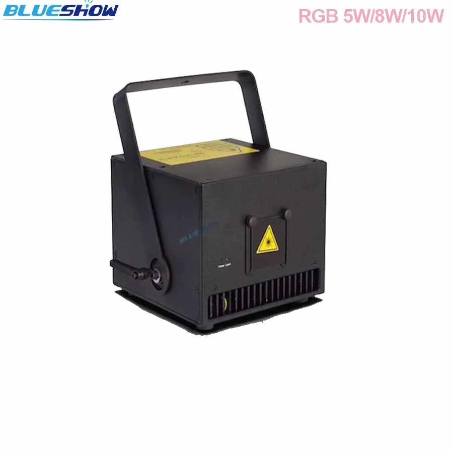 RGB лазерный светильник 5 Вт полноцветный лазер анимационный сценический 40k ILDA DMX 10