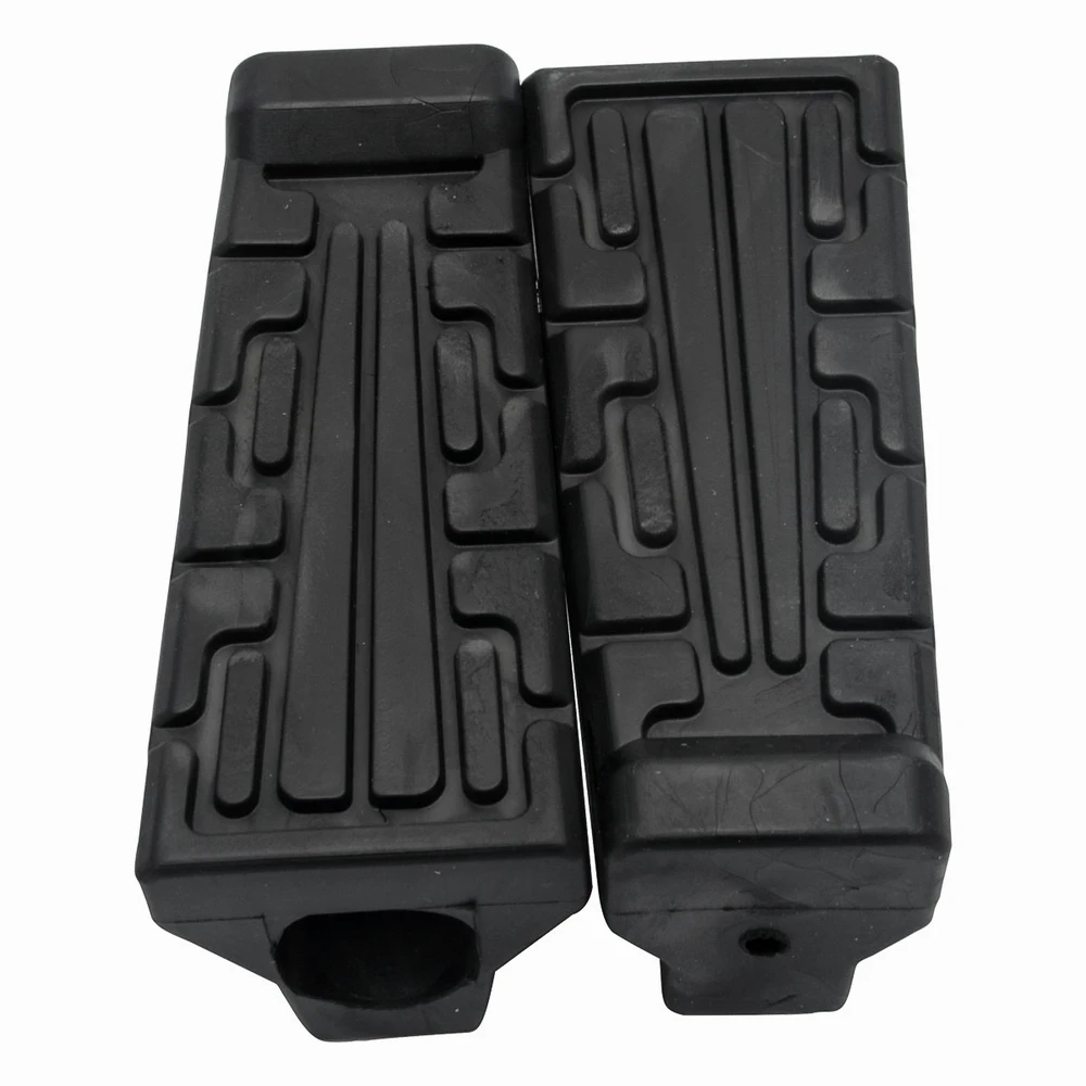 Пара передних ног мотоцикла Peg Rubbers Подножка для Yamaha YBR 125 черный|Подставки под
