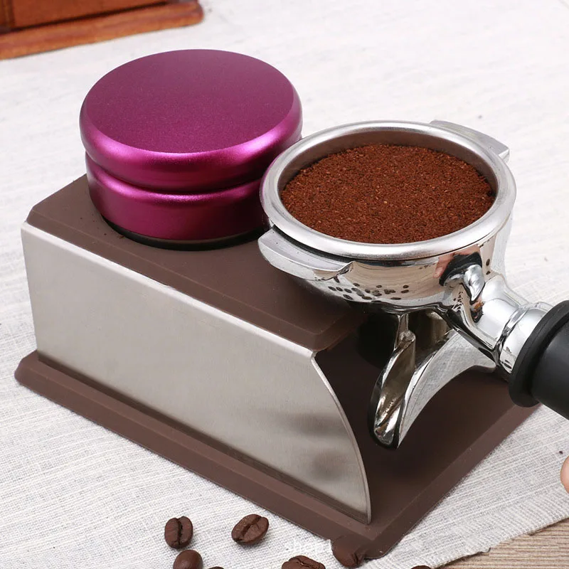 

Stainless Steel Anti-Rust Barista Tool Tamping Holder Shelf,Coffee Tampers Tool Accessory for Home,Coffee,Shop,Restaurant