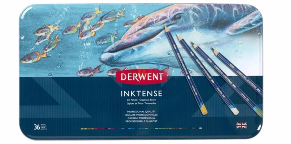 12/24/36/72 не токсична профессиональная inktense Цвет Карандаши цветные карандаши для
