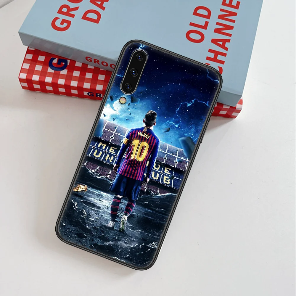 

Lionel Messi Soccer Football 10 Phone Case For Samsung Galaxy Note S 8 9 10 20 Plus E Lite Uitra black Bumper 3D Waterproof