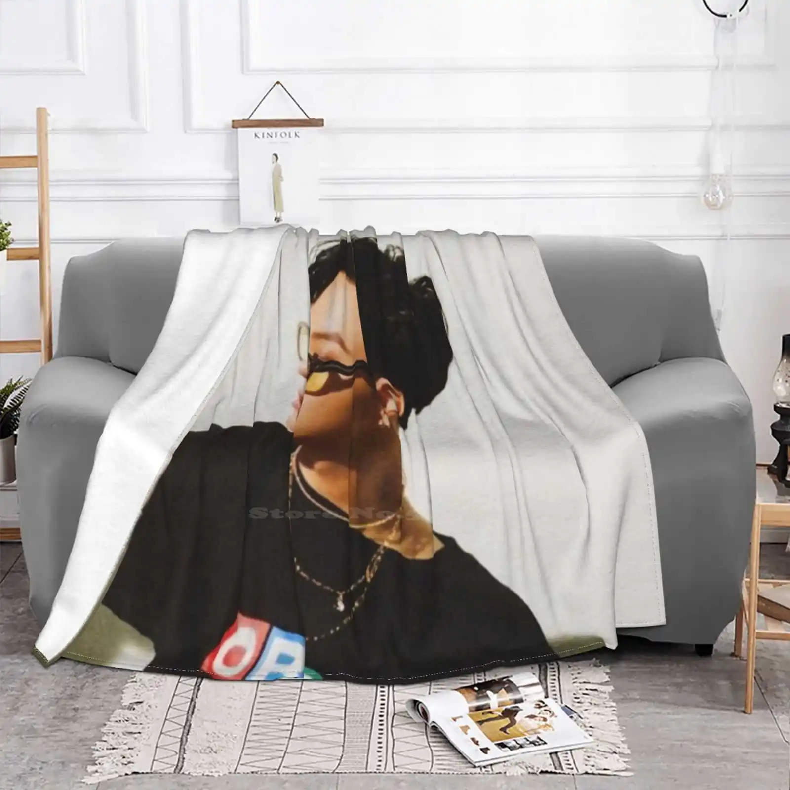 Хит продаж комнатное фланелевое одеяло J Hope Hoseok в стиле хит продаж|Одеяла| |